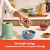 image:imagebella Rocket Blender 6Piece Set with Stacking Cups PlumSeaglass