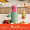 image:imagebella Rocket Blender 6Piece Set with Stacking Cups PlumSeaglass