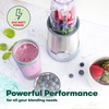 image:imagebella Rocket Blender 6Piece Set with Stacking Cups PlumStainless Steel