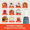 image:imagebella Rocket Blender 6Piece Set with Stacking Cups PlumSurf