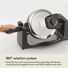 image:imagebella Rotating Belgian Waffle Maker with Nonstick Plates Stainless SteelPolished Stainless Steel