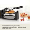 image:imagebella Rotating Belgian Waffle Maker with Nonstick Plates Stainless SteelPolished Stainless Steel