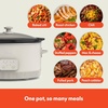 image:imagebella SAVOR 6qt Programmable NonToxic Slow Cooker BlossomOatmilk