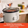 image:imagebella SAVOR 6qt Programmable NonToxic Slow Cooker BlossomOatmilk
