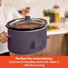 image:imagebella SAVOR 6qt Programmable NonToxic Slow Cooker BlossomPlum
