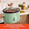 image:imagebella SAVOR 6qt Programmable NonToxic Slow Cooker SeaglassSeaglass