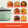 image:imagebella SAVOR 6qt Programmable NonToxic Slow Cooker SeaglassSeaglass