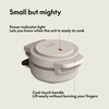 image:imagebella Stack amp Store Mini Waffle Maker 4Inch Ceramic NonToxic BlossomOatmilk