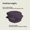 image:imagebella Stack amp Store Mini Waffle Maker 4Inch Ceramic NonToxic BlossomPlum