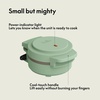 image:imagebella Stack amp Store Mini Waffle Maker 4Inch Ceramic NonToxic BlossomSeaglass