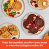 image:imagebella Stack amp Store Mini Waffle Maker 4Inch Ceramic NonToxic BlossomSeaglass