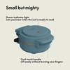 image:imagebella Stack amp Store Mini Waffle Maker 4Inch Ceramic NonToxic BlossomSurf
