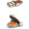 image:imageBELLA 10 x 20 in Ceramic FoldnStore Dual Temp Griddle  FlipnStore Ceramic Waffle Maker Fitsanywhere Kitchenware EverGood Ceramic Nonstick Coating Breakfast Essentials Oatmilk
