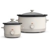 image:imageBELLA 15 Qt Slow Cooker  6 Qt Manual Slow Cooker with EverGood Ceramic Nonstick Coating 3 Temperature Setting Dishwasher Safe Stoneware Pot amp Tempered Glass Lid Tangle Free Cord Wrap Oatmilk
