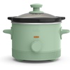 image:imagebella 15qt Manual NonToxic Slow Cooker with 3 Heat Settings BlackSeaglass