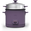 image:imagebella 16Cup Rice Cooker and Steamer OatmilkPlum