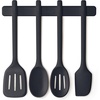 image:imagebella 5 Piece Tool Set with Magnetic Rack Nontoxic Foodgrade OatmilkSlate