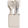 image:imagebella 6 Pc Modular Kitchen Utensil Tool Set NonToxic Silcone OatmilkOatmilk
