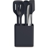 image:imagebella 6 Pc Modular Kitchen Utensil Tool Set NonToxic Silcone OatmilkSlate