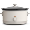 image:imagebella 6qt Manual NonToxic Slow Cooker with Cord Storage PlumOatmilk