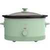 image:imagebella 6qt Manual NonToxic Slow Cooker with Cord Storage PlumSeaglass