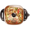 image:imagebella FitsAnywhere SAUTE Make amp Take Skillet NonToxic Ceramic OatmilkCopper