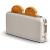 image:imagebella FitsAnywhere Slim Toaster 4 Slice Extra Long amp Wide Slot OatmilkOatmilk