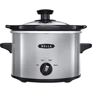 image:imageBELLA 15 Qt Quart Slow Cooker Crock Model WJ1500 Stainless Steel