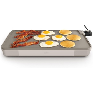 image:imageBella 12 x 22 in Ceramic Griddle OatmilkOatmilk