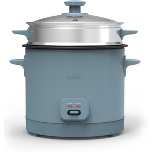 image:imagebella 16Cup Rice Cooker and Steamer OatmilkSurf