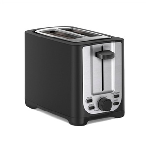image:imagebella 2 Slice Toaster Extra Wide Slots amp Removable Crumb Tray BlackBlack