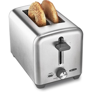 image:imagebella 2 Slice Toaster Wide Slots Stainless SteelBlackStainless Steel