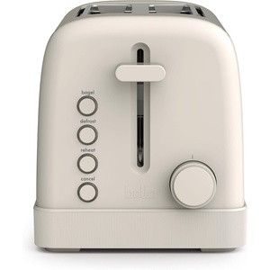 image:imagebella 2Slice Toaster with Extra Wide Slots and 6Shade Control PlumOatmilk