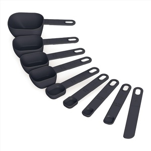 image:imagebella 9 Piece Nested Measuring Set NonToxic Silicone OatmilkSlate