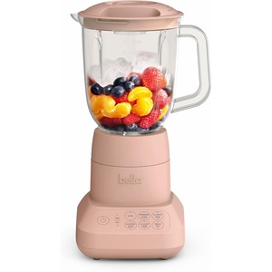 image:imagebella Fitsanywhere Flip amp Store Blender 48 oz 520W 10speed OatmilkBlossom