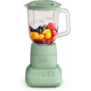 image:imagebella Fitsanywhere Flip amp Store Blender 48 oz 520W 10speed OatmilkSeaglass