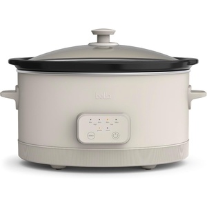 image:imagebella SAVOR 6qt Programmable NonToxic Slow Cooker BlossomOatmilk