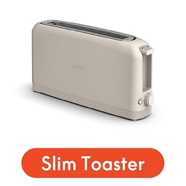 Bella｜2-Slice Slim Toaster Reliable Mini Household Appliances For Everyday Life