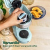 image:imageBELLA Dual Brew Single Serve Coffee Maker Brews both Kcup and Ground Coffee Large 14oz Capacity Easy One Touch Auto Shutoff RedAqua