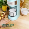 image:imageBELLA Dual Brew Single Serve Coffee Maker Brews both Kcup and Ground Coffee Large 14oz Capacity Easy One Touch Auto Shutoff RedAqua
