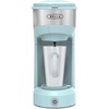 image:imageBELLA Dual Brew Single Serve Coffee Maker Brews both Kcup and Ground Coffee Large 14oz Capacity Easy One Touch Auto Shutoff RedAqua