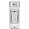 image:imageBELLA Dual Brew Single Serve Coffee Maker Brews both Kcup and Ground Coffee Large 14oz Capacity Easy One Touch Auto Shutoff RedWhite